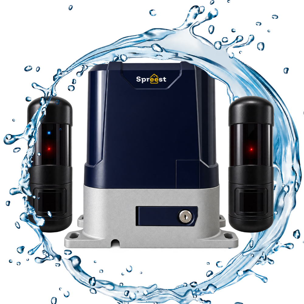 Sada pohonu pro posuvnou bránu PYM-N2208 WiFi 800KG + Výstražný maják + Fotobuňky + 4m ozubený hřeben