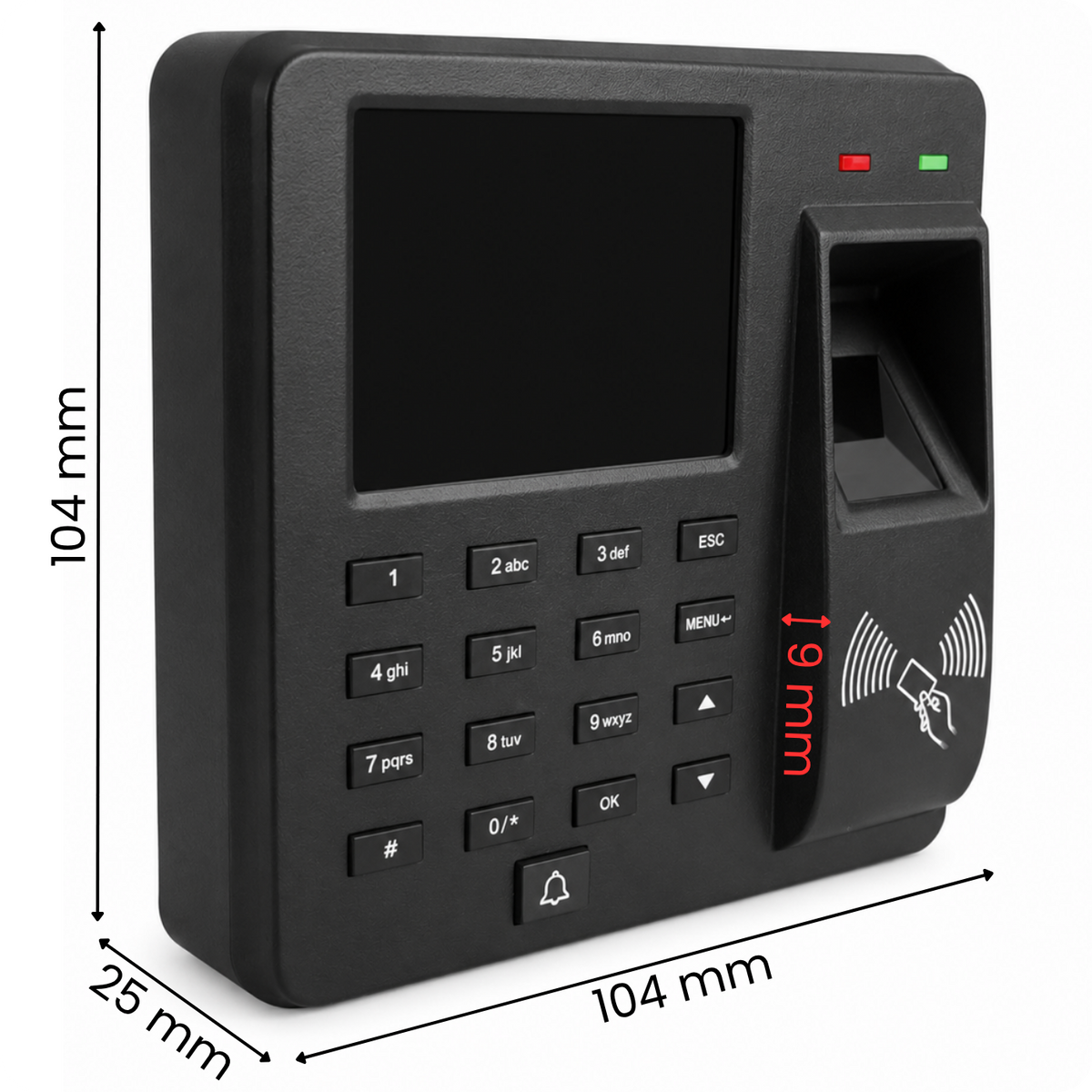 Docházkový systém M10H RFID PIN Biometrický