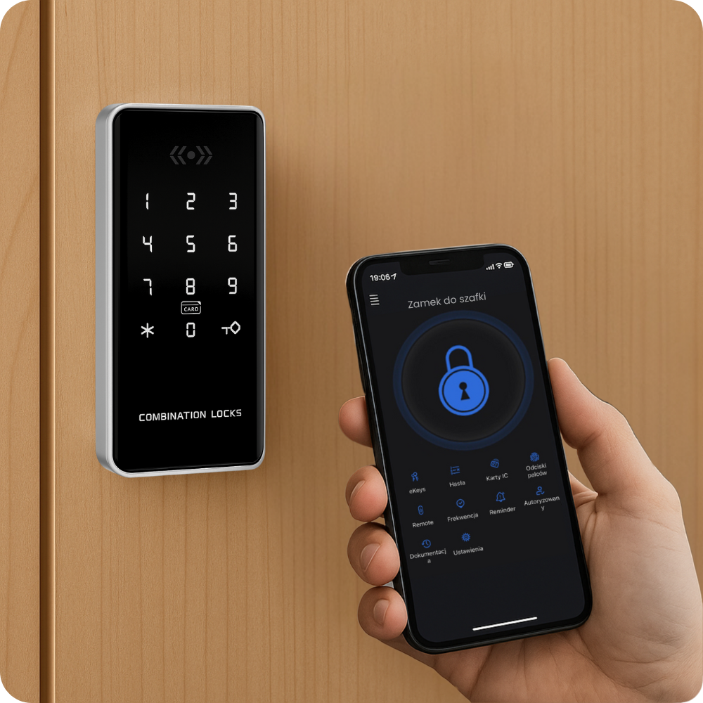 Elektronický zámek na skříňku S4A-179 TTLock Black