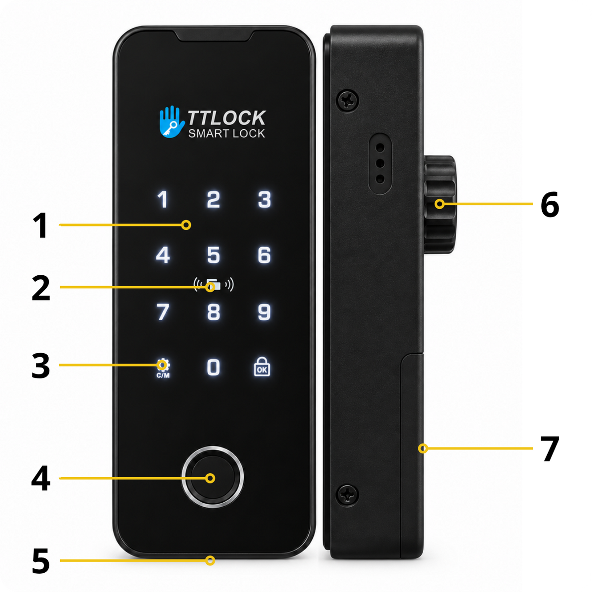 Elektronický zámek s klávesnicí S18-TT TTLock