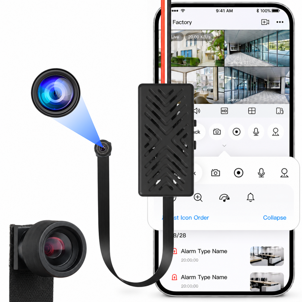 Mini modulární Wi-Fi kamera IWFCAM A