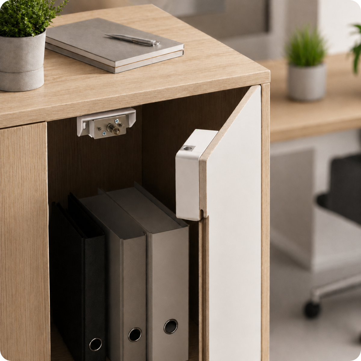 Elektronický zámek na skříňku CB-99W White