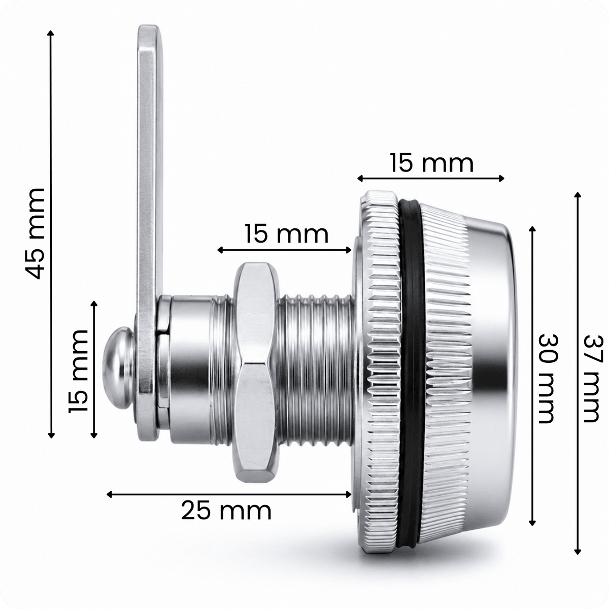 Mechanický zámek na skříňku CB-A3 Silver