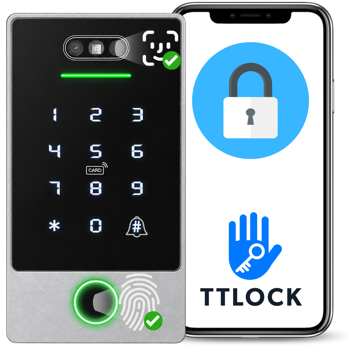 Elektronický zámek s číselníkem K5F TTLock