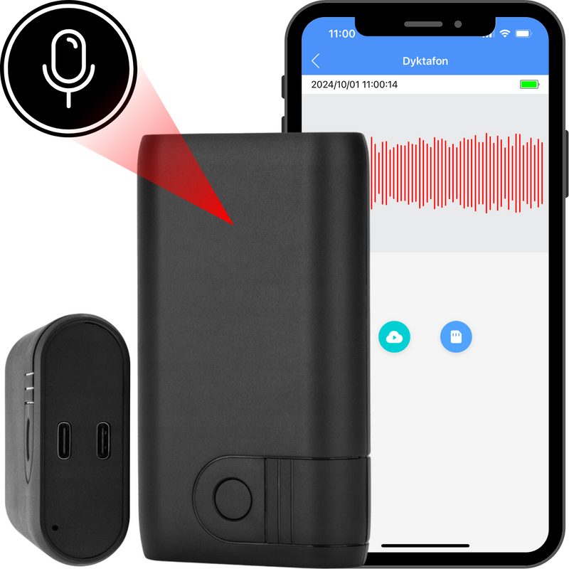 Diktafon odposlech IPC6 WiFi CamSC Pro