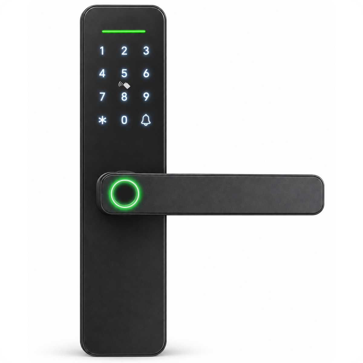 Elektronický zámek s klikou A261F 50/72 TTLock Black