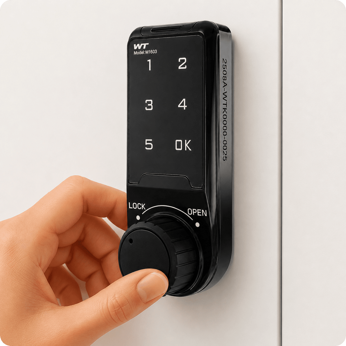 Elektronický zámek na skříňku CB-A4 32mm Black