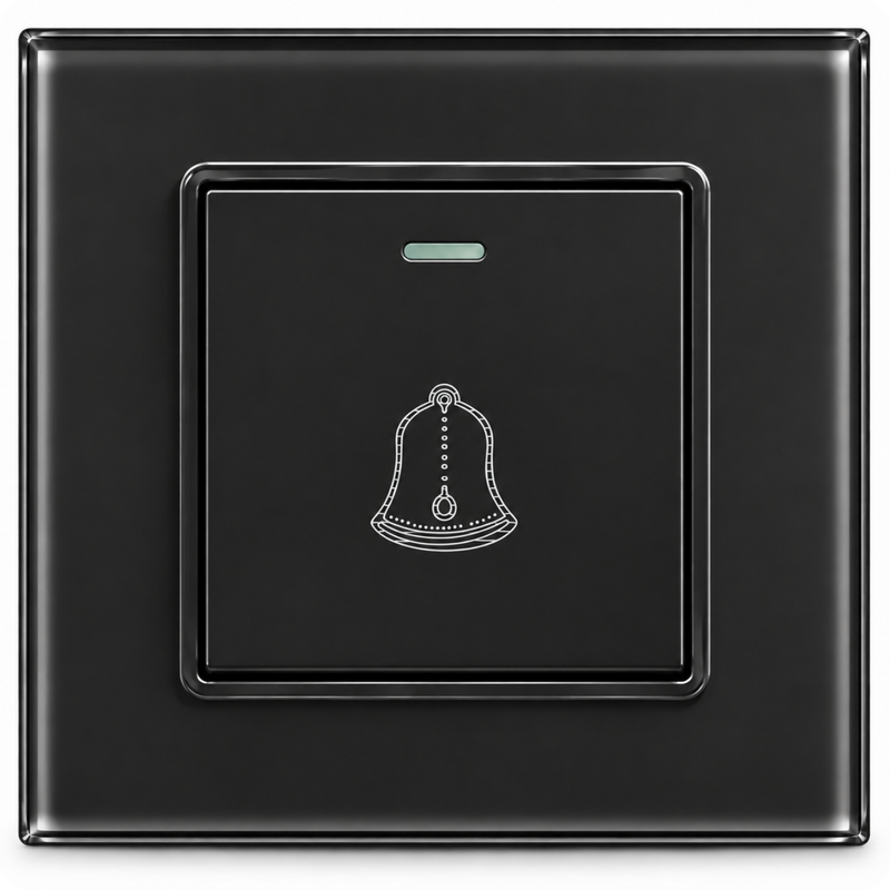 Tlačítko drátového zvonku D01 Black