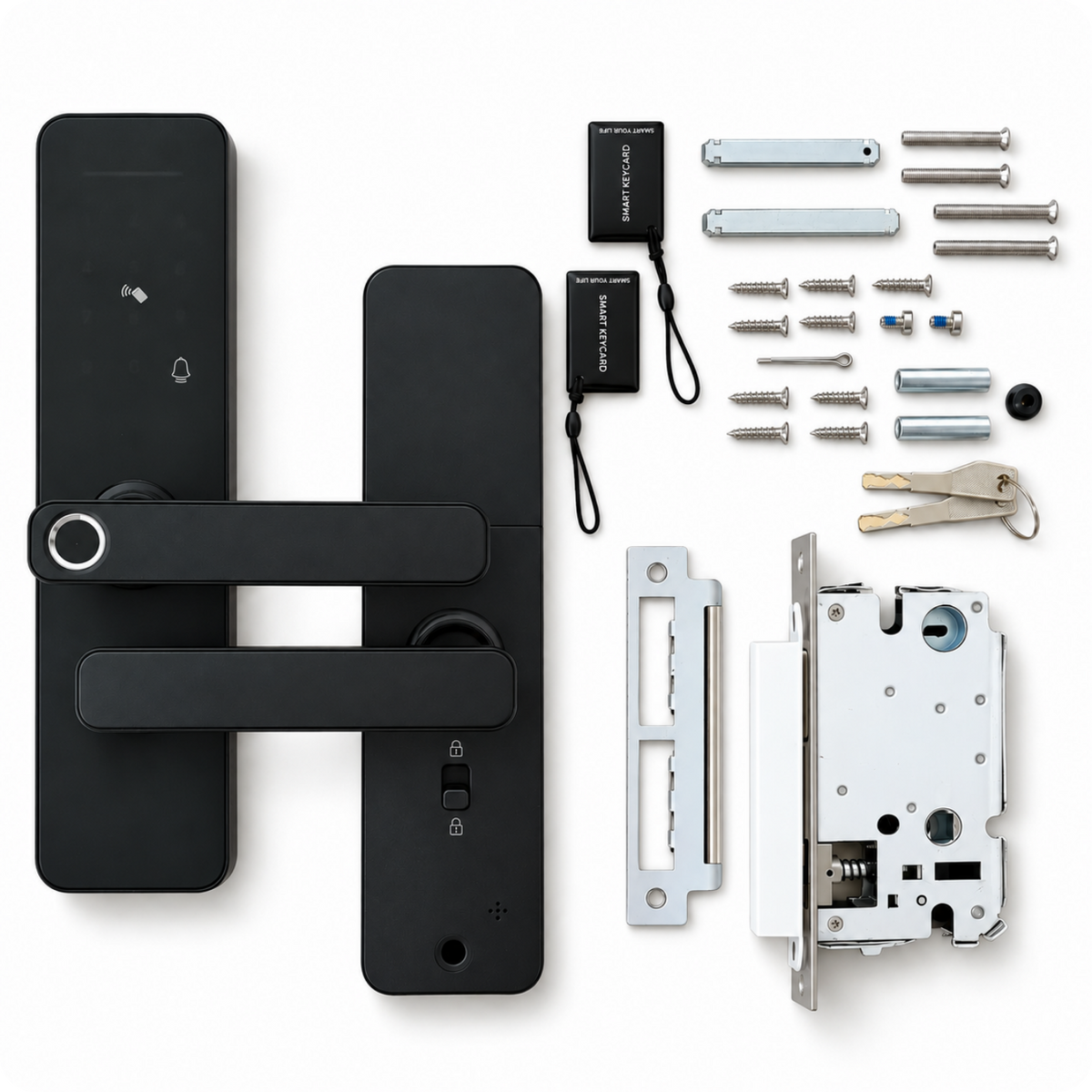 Elektronický zámek s klikou A261F 50/72 TTLock Black