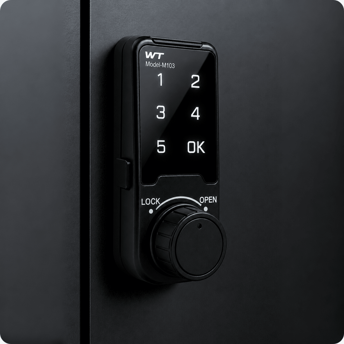 Elektronický zámek na skříňku CB-A4 32mm Black