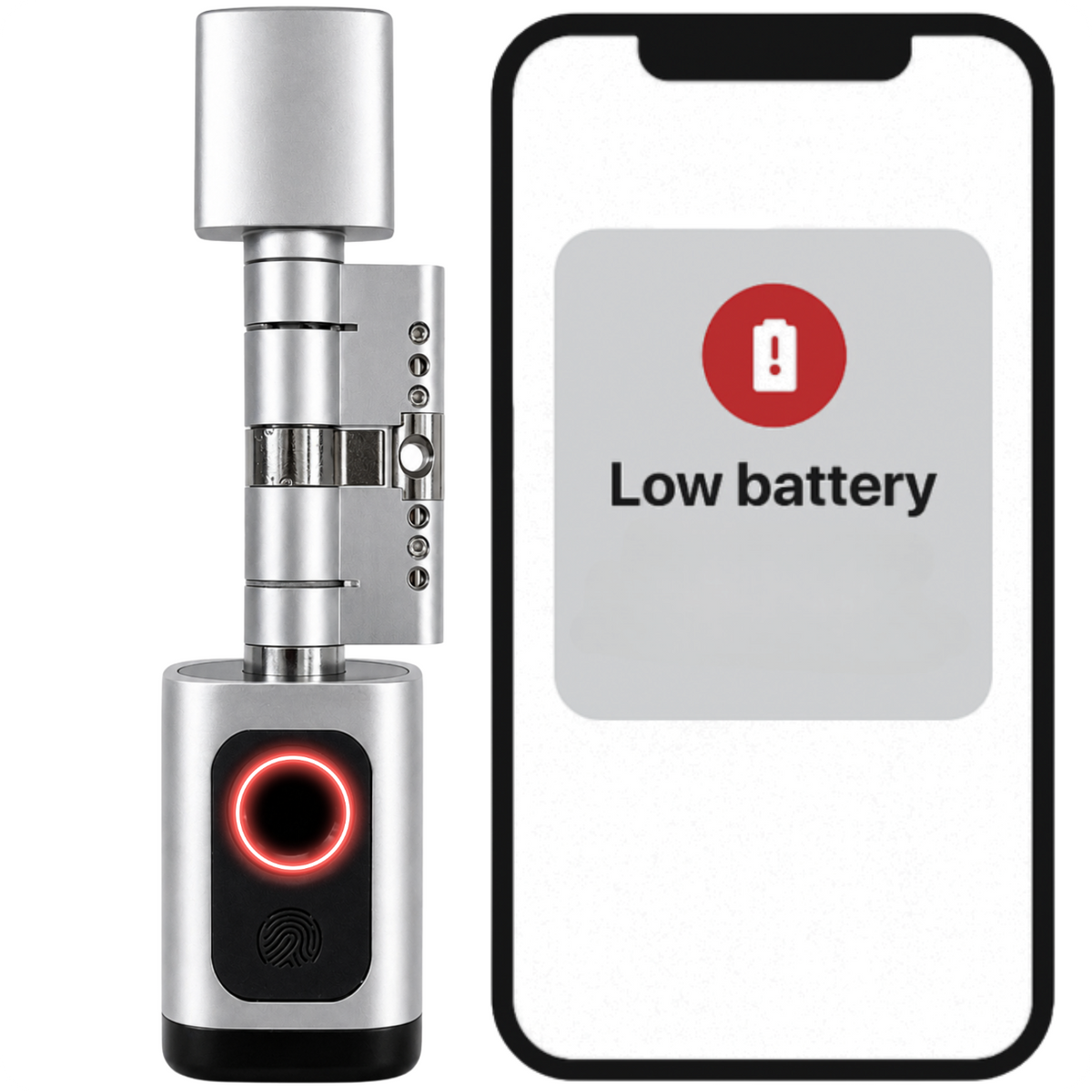 Elektronická vložka zámku V1-W TTLock Silver vodotěsná