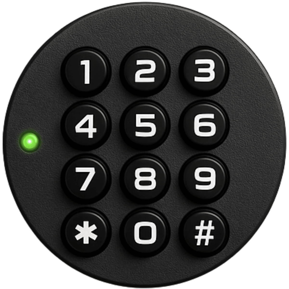 Elektronický zámek na skříňku CB-702 Black