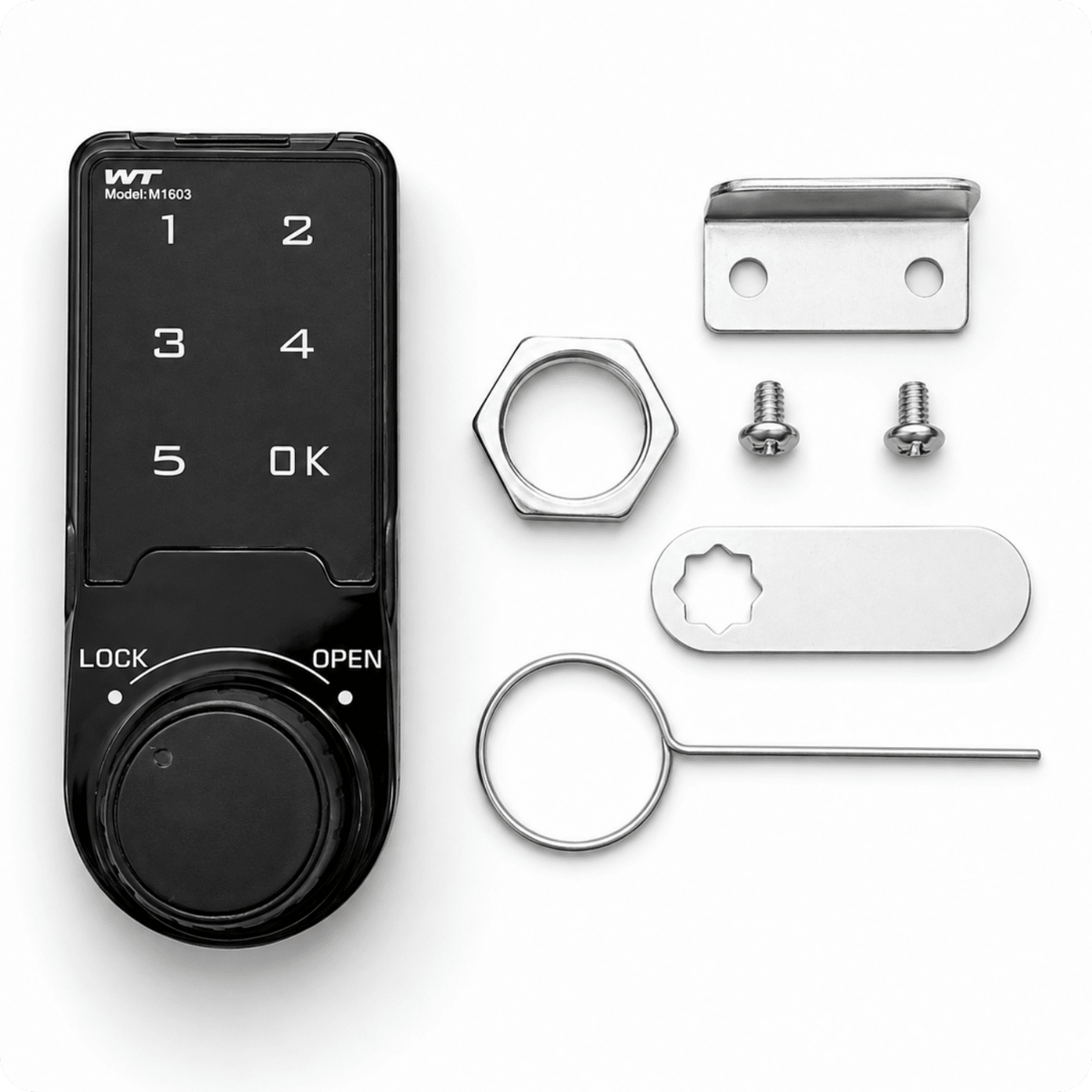 Elektronický zámek na skříňku CB-A4 32mm Black