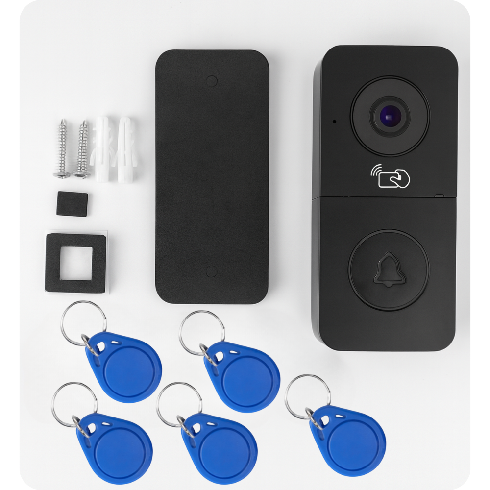 Videozvonek JD-S5-M Tuya Smart černý