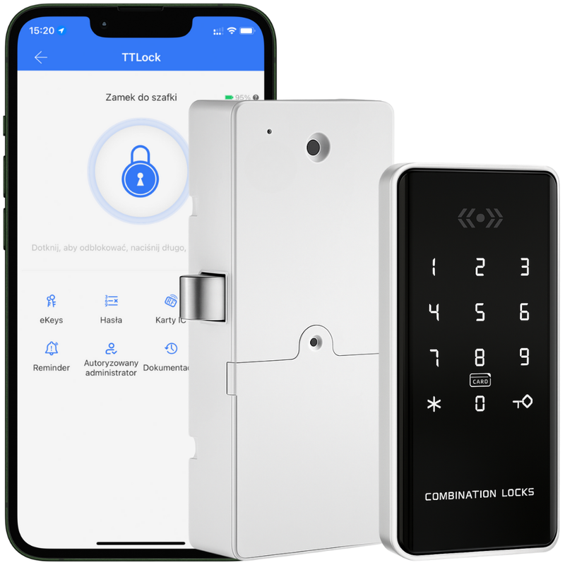 Elektronický zámek na skříňku S4A-179 TTLock Black
