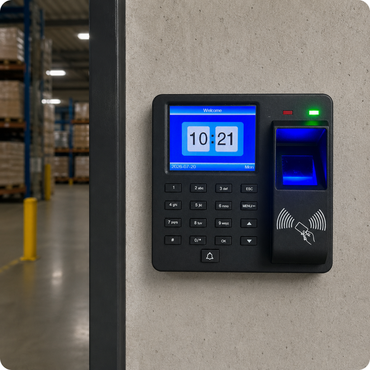 Docházkový systém M10H RFID PIN Biometrický