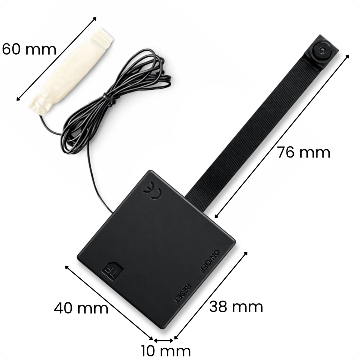 Mini kamera s mikrosluchátkem A1W-B WiFi