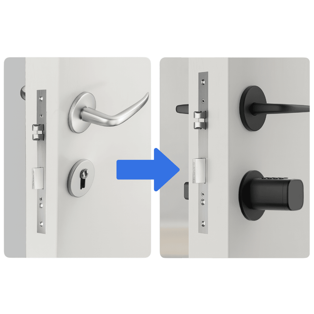 Elektronická vložka zámku V1 TTLock černá