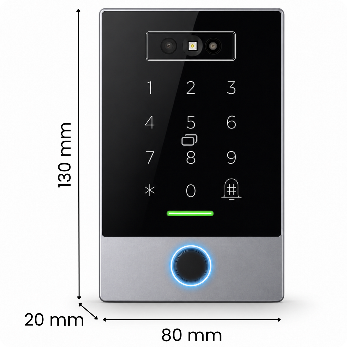 Elektronický zámek s číselníkem a kamerou K3D TTLock