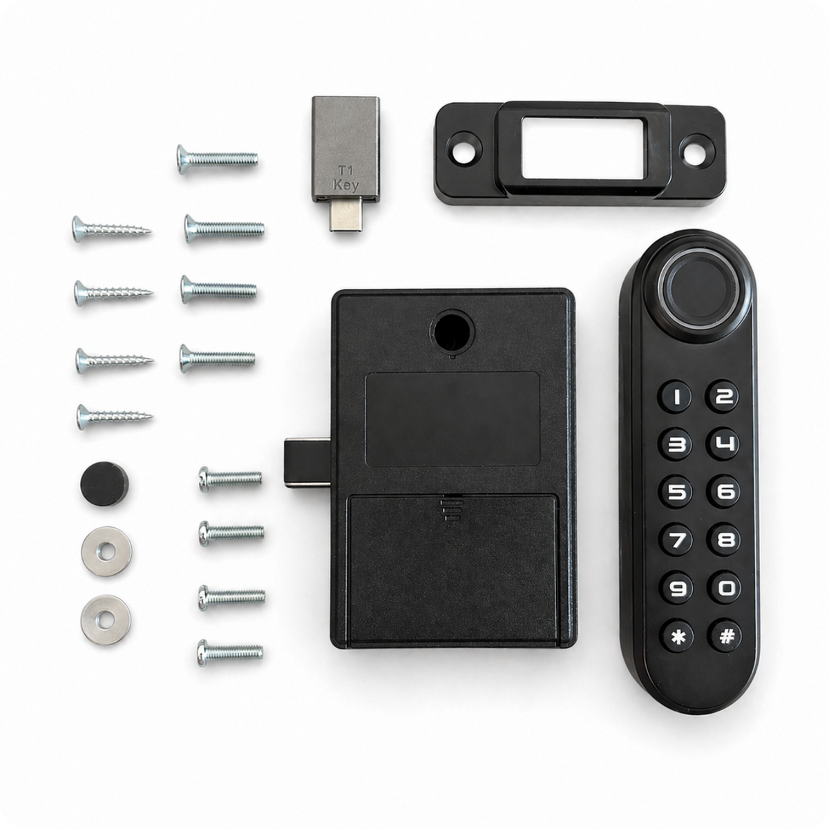 Elektronický zámek na skříňku S4A-F153 Black