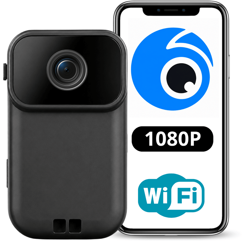 Miniaturní osobní přenosná kamera MD39 WiFi