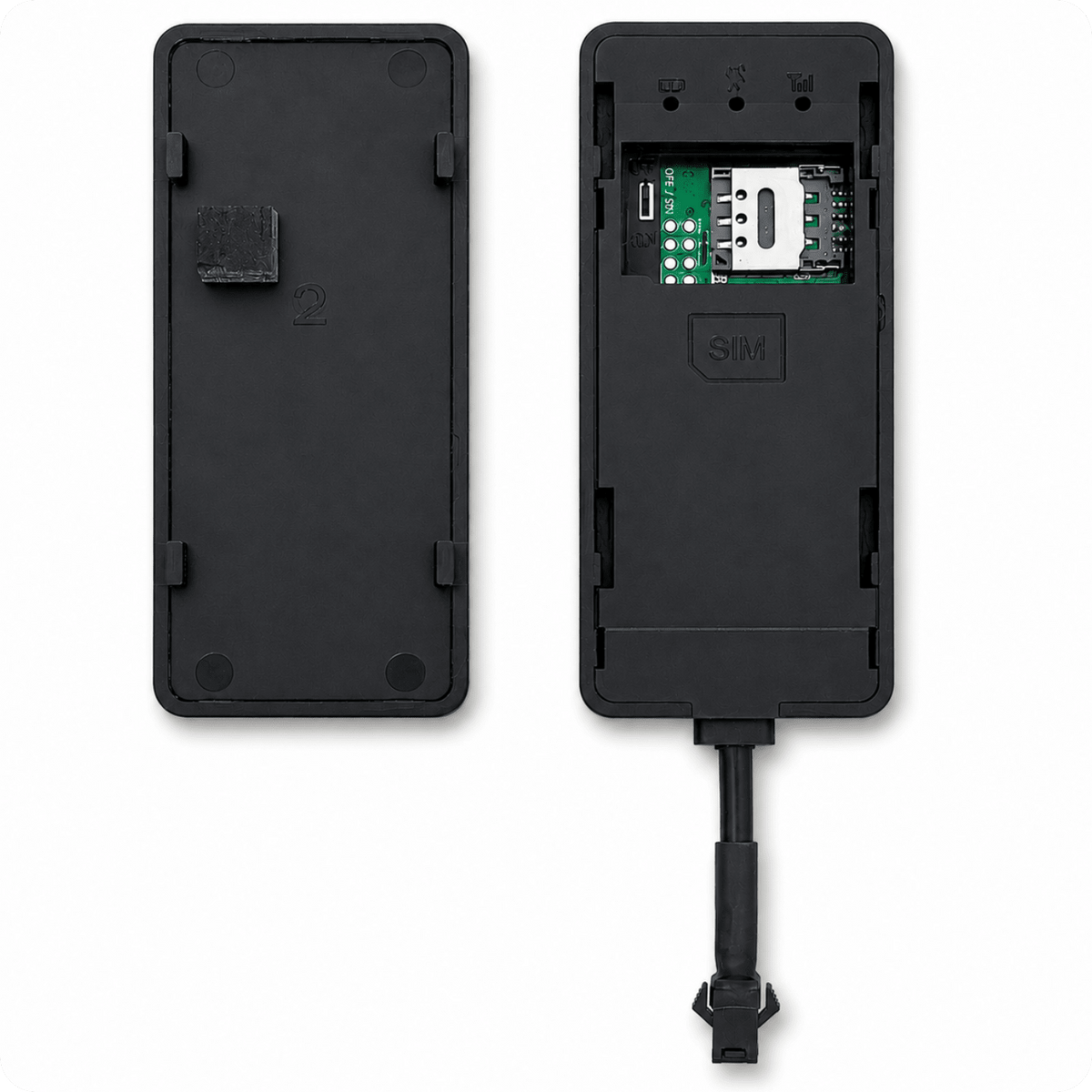 1x GPS lokátor PG07-2 4G QXGPS + 1x SIM karta pro lokátory - 3 roky + 200 MB