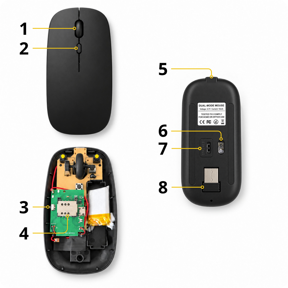 GSM odposlech v myši GMX1
