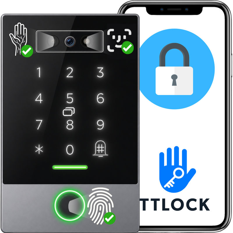 Elektronický zámek s číselníkem a kamerou K3D TTLock