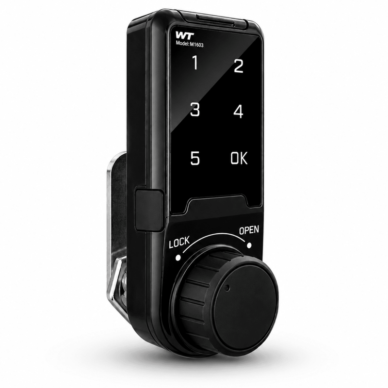 Elektronický zámek na skříňku CB-A4 22 mm černý