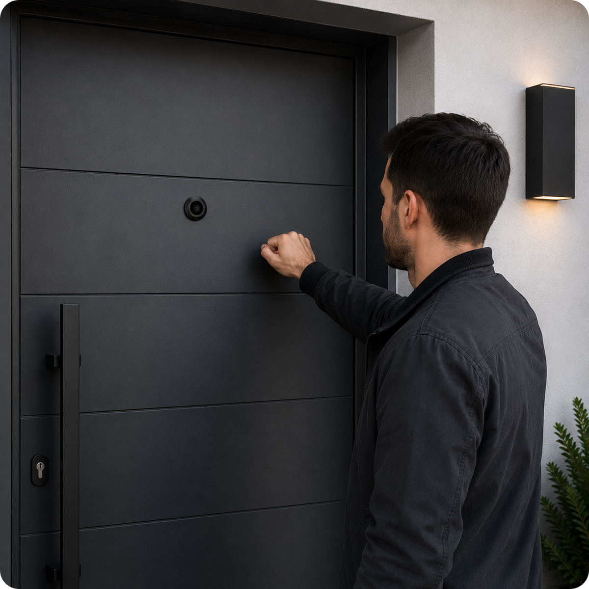 Elektronické dveřní kukátko TY1 Tuya Smart