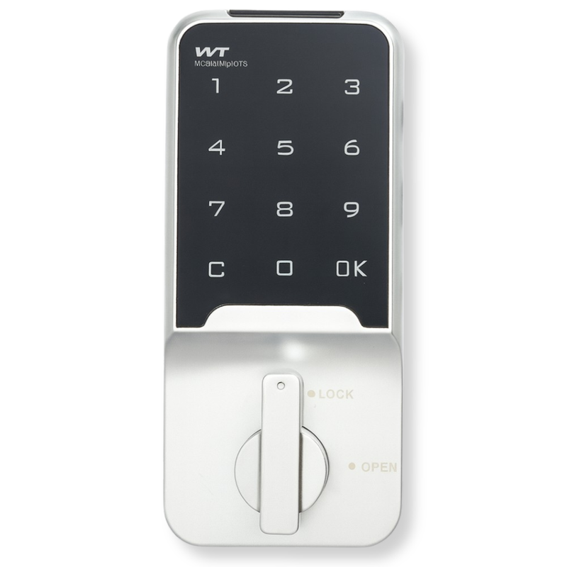 Elektronický zámek na skříňku M-1601S 22mm černo-stříbrný