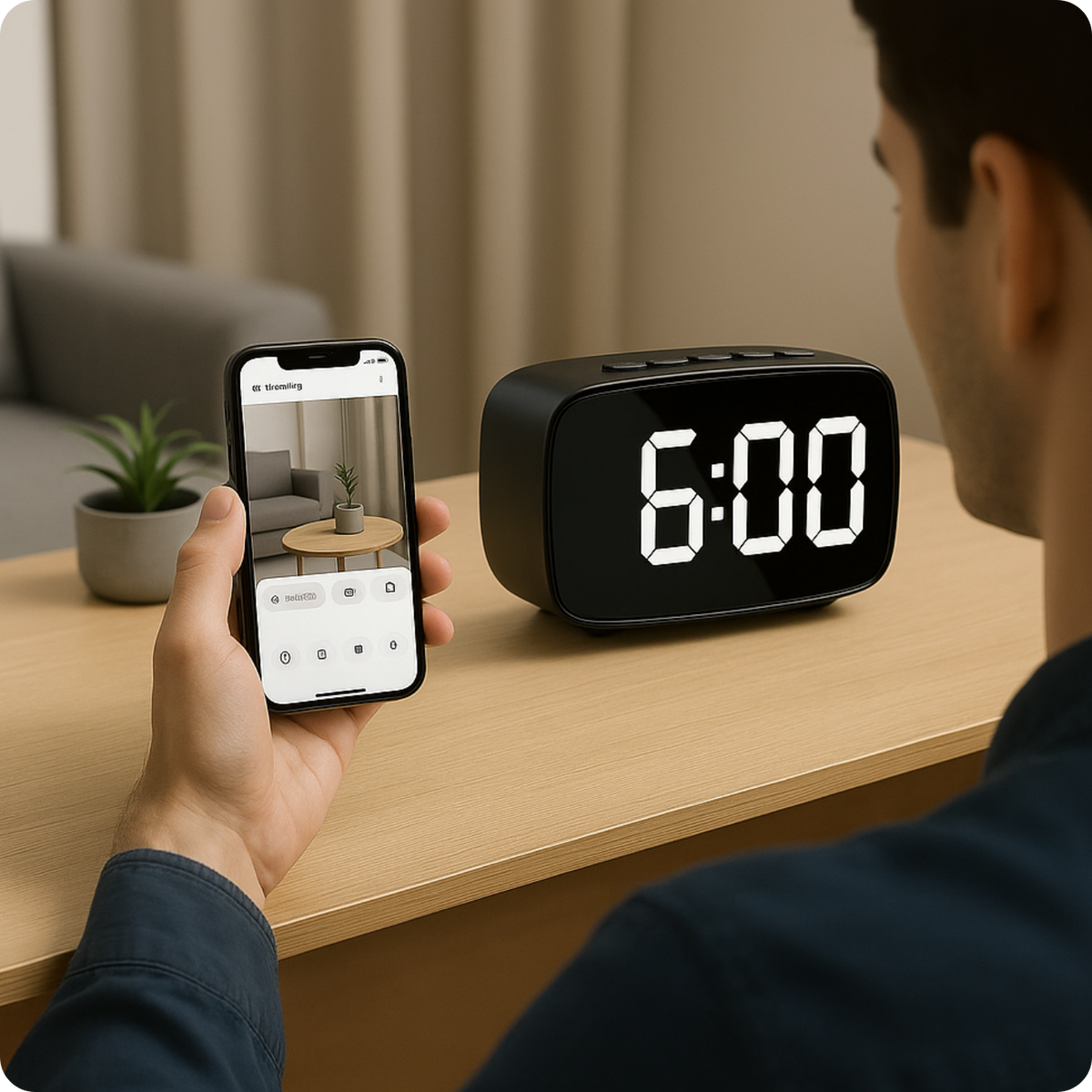 Mini kamera v budíku SC12 WiFi
