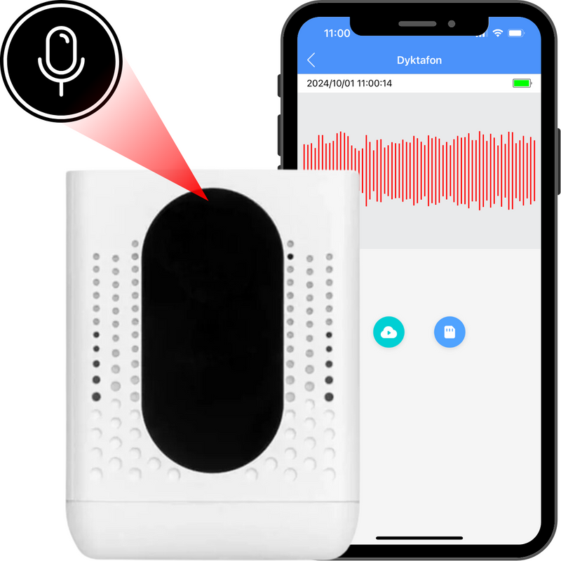 Diktafon odposlech IPC7 WiFi CamSC Pro