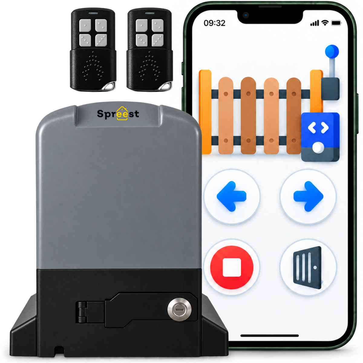 Pohon pro posuvnou bránu PYM-H2207 WiFi 2500KG