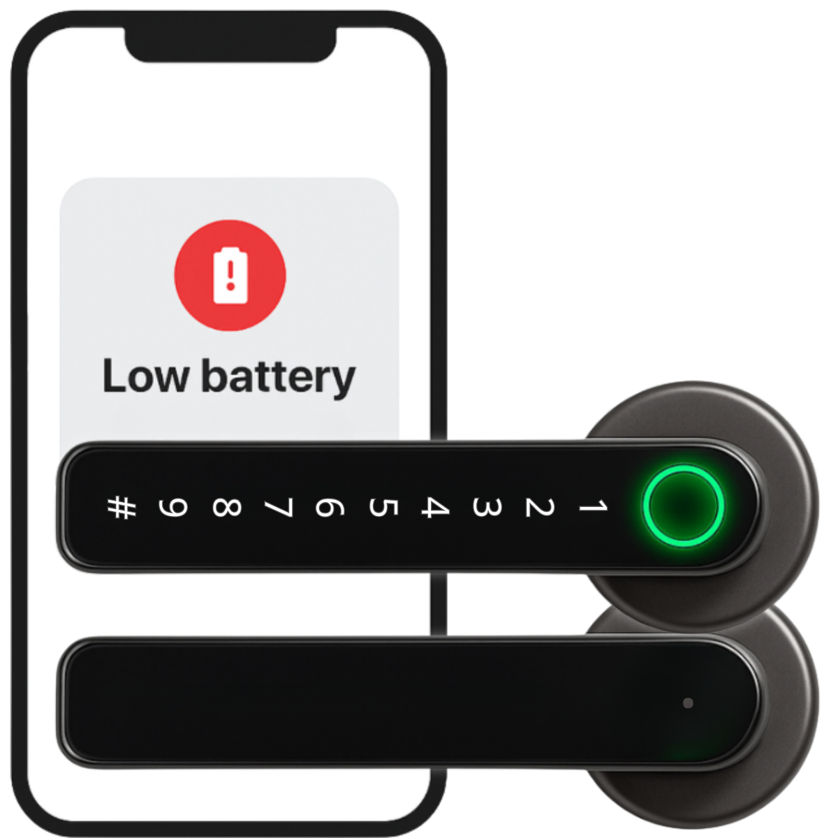 Elektronický zámek s klikou S4A-M10 TTLock