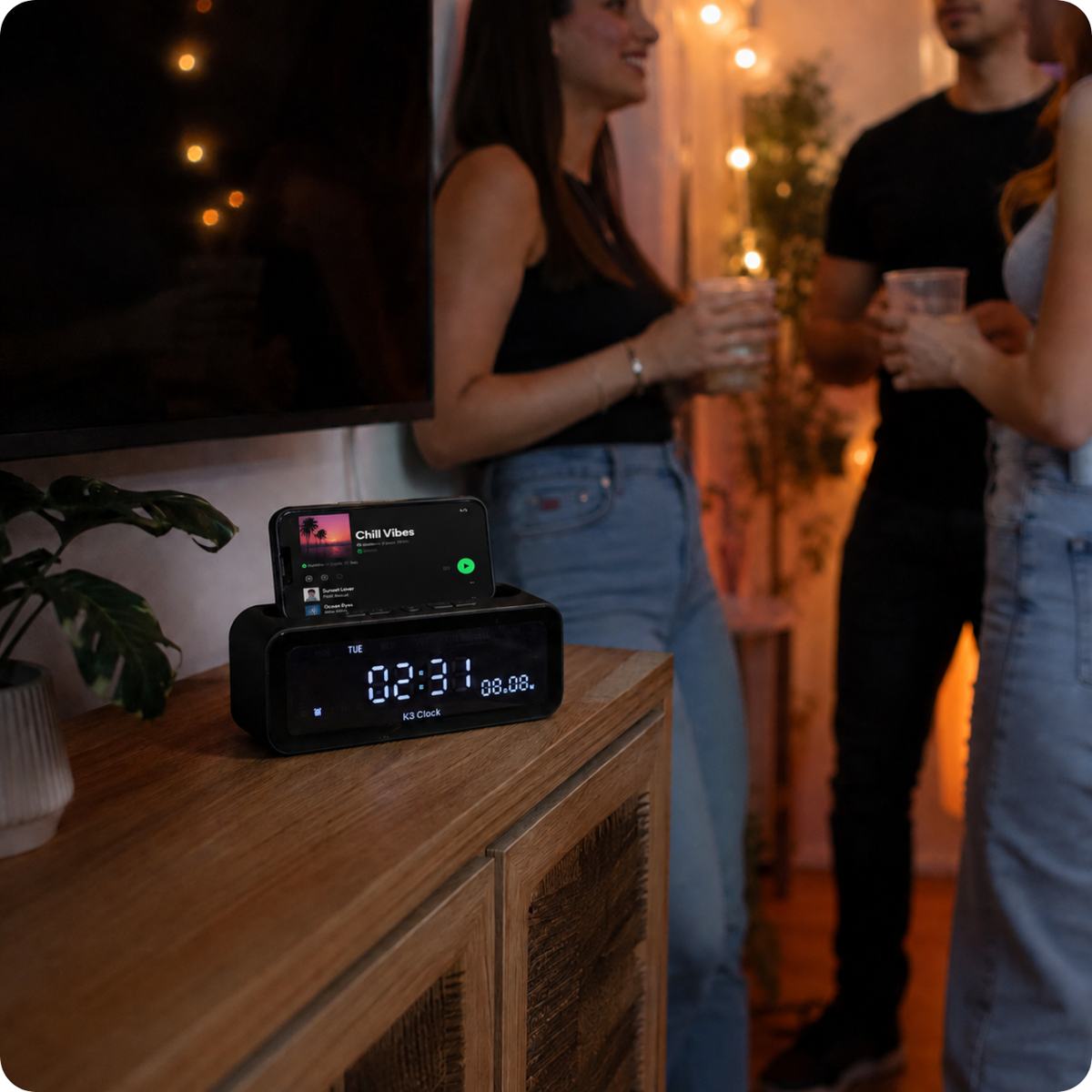 Mini kamera v budíku K3 WiFi