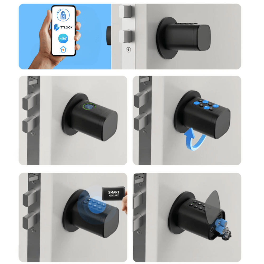 Elektronická vložka zámku V1 TTLock černá