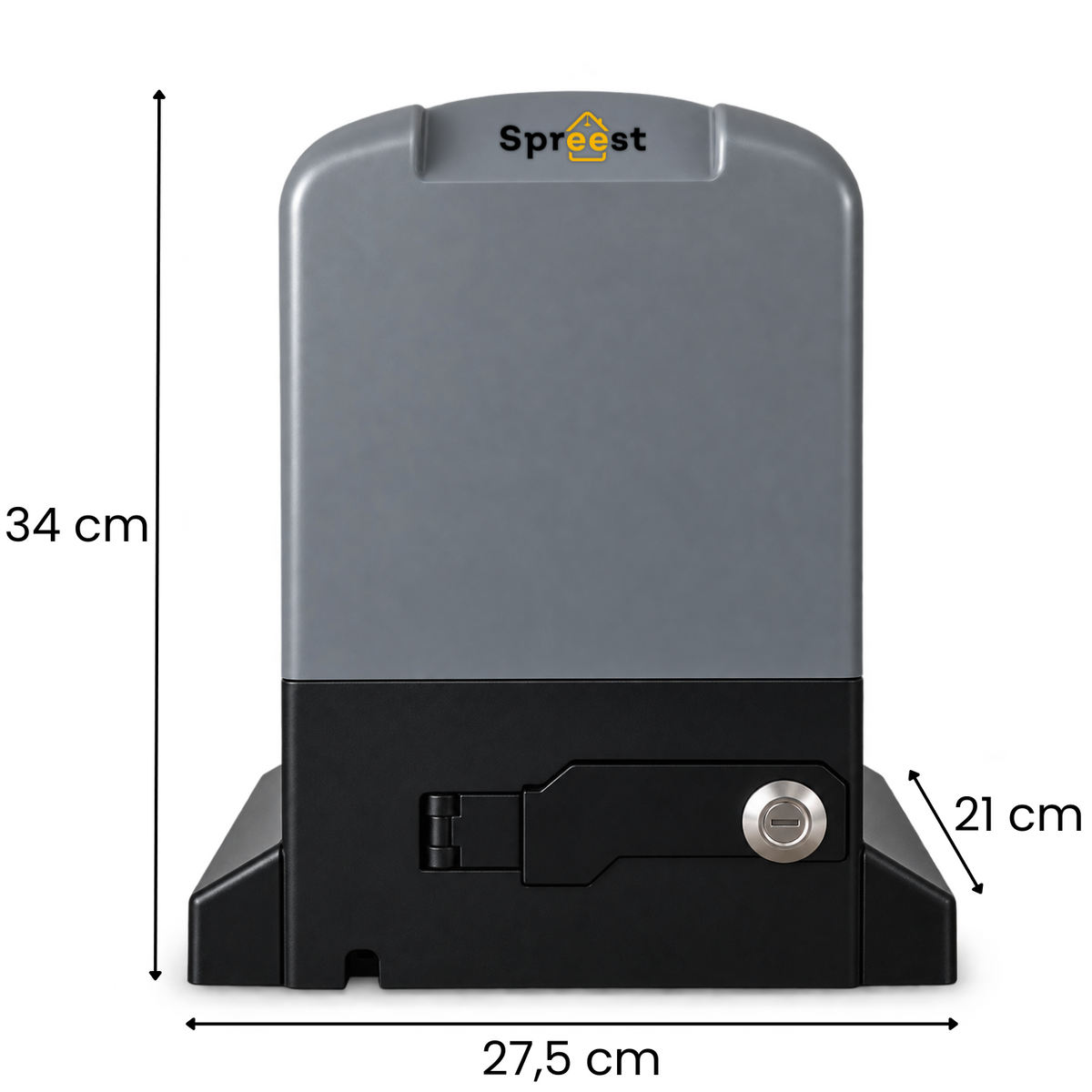 Sada pohonu pro posuvnou bránu PYM-H2207 WiFi 2500KG + výstražná lampa + fotobuňky + 4m ozubená lišta