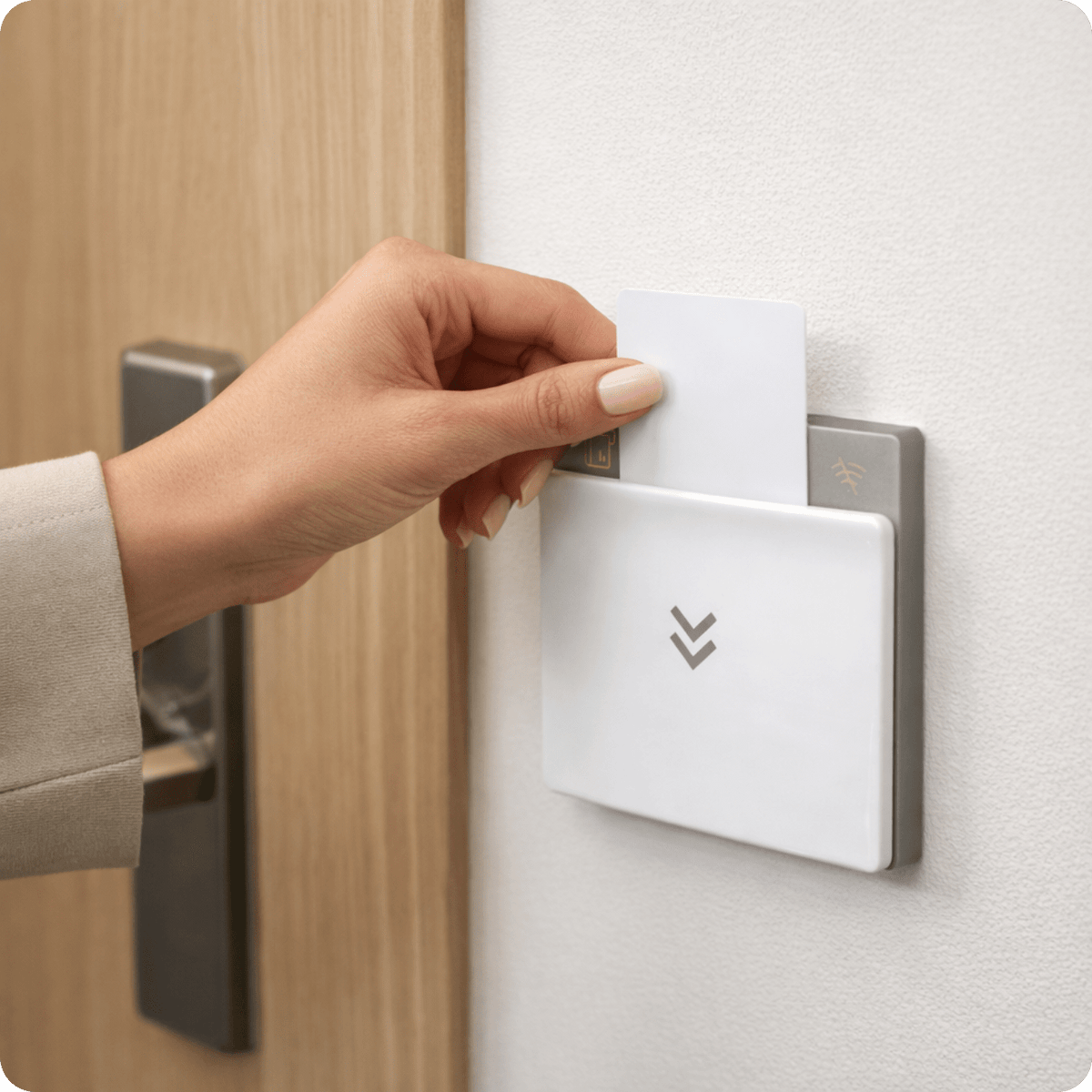 Hotelový vypínač elektřiny na kartu ES4W TTLock