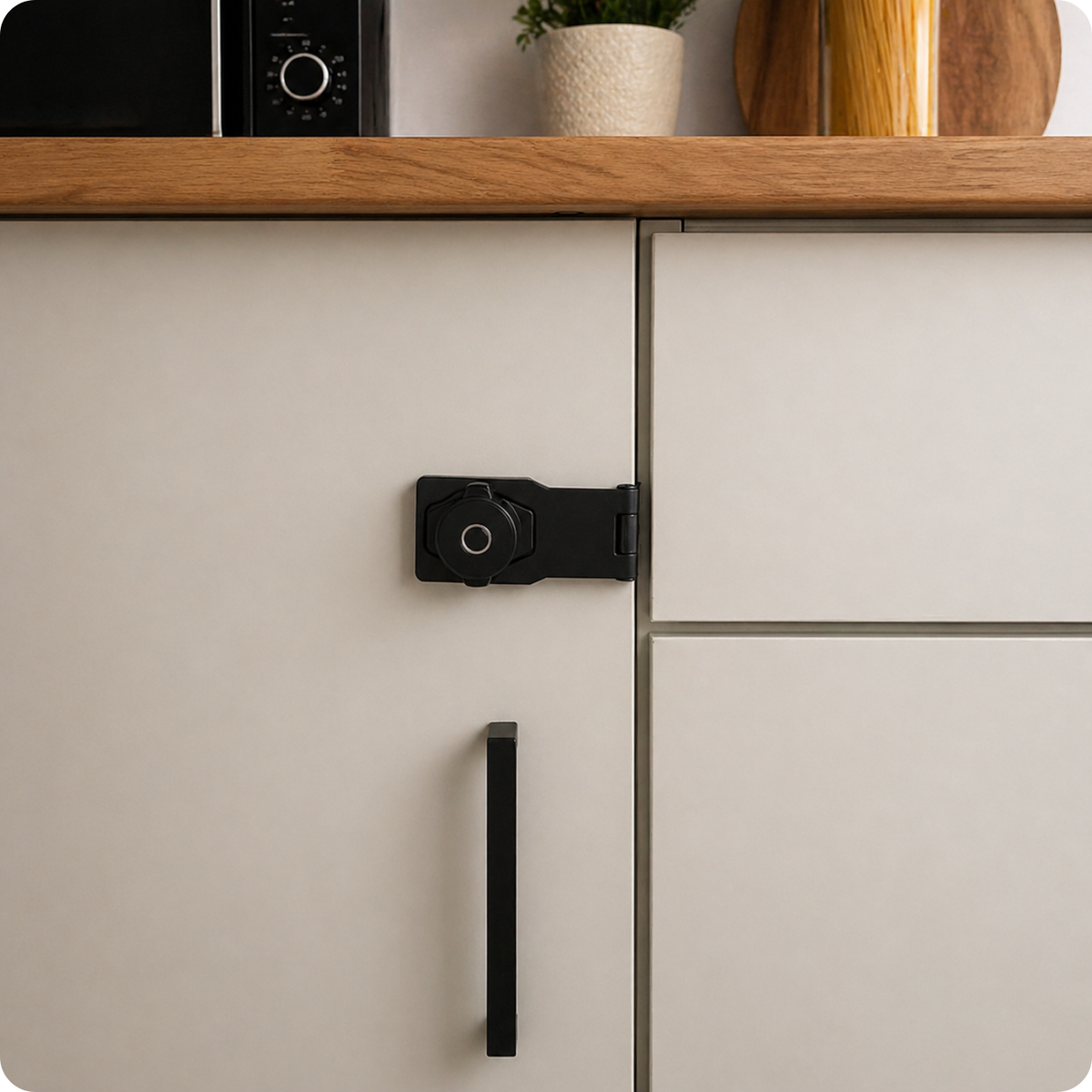 Elektronický zámek na skříňku S4A-1107 povrchový Black