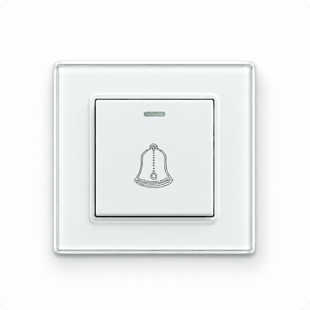 Tlačítko drátového zvonku D01 White