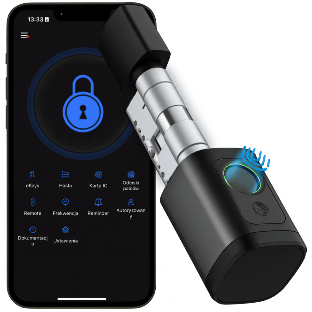Elektronická vložka zámku V1 TTLock černá