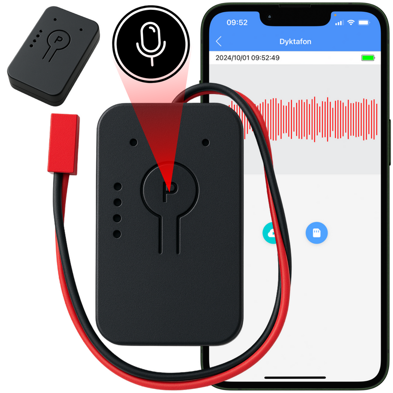 Diktafon s odposlechem IPC9 WiFi CamSC Pro