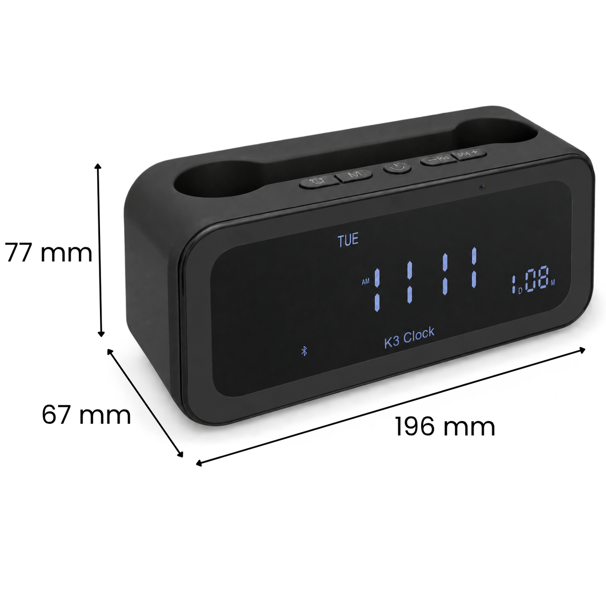 Mini kamera v budíku K3 WiFi