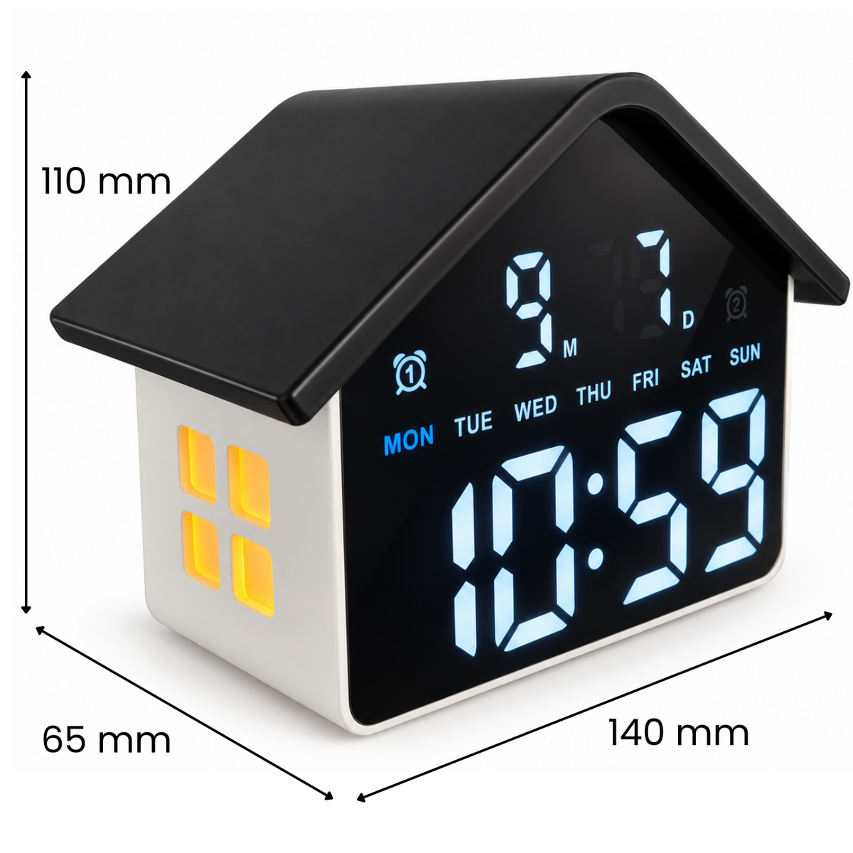 Mini kamera v budíku GH90 WiFi