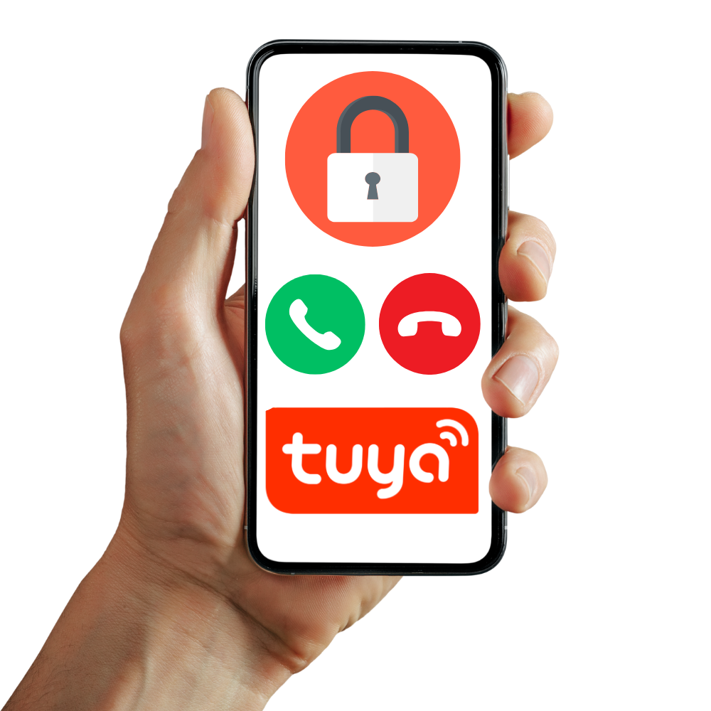 Videozvonek JD-S5-M Tuya Smart černý