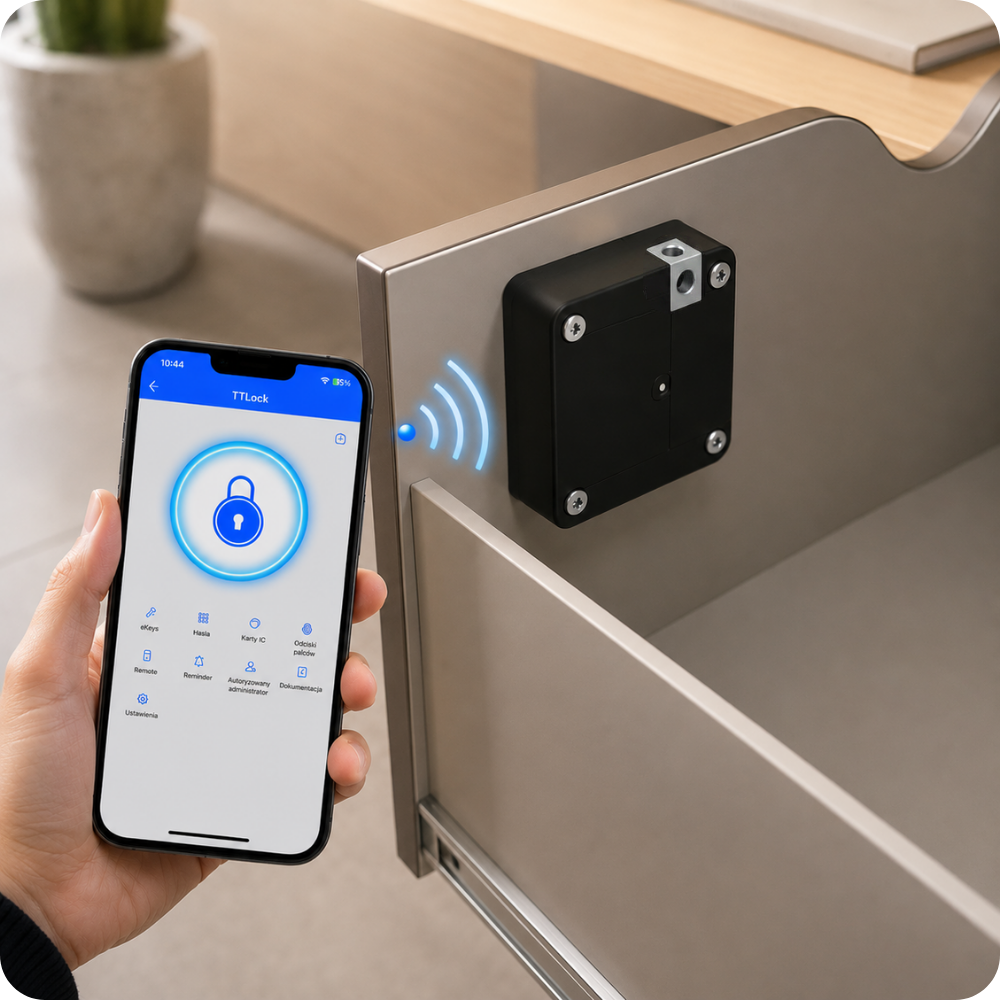 Elektronický zámek na skříňku CB-99 TTLock Black