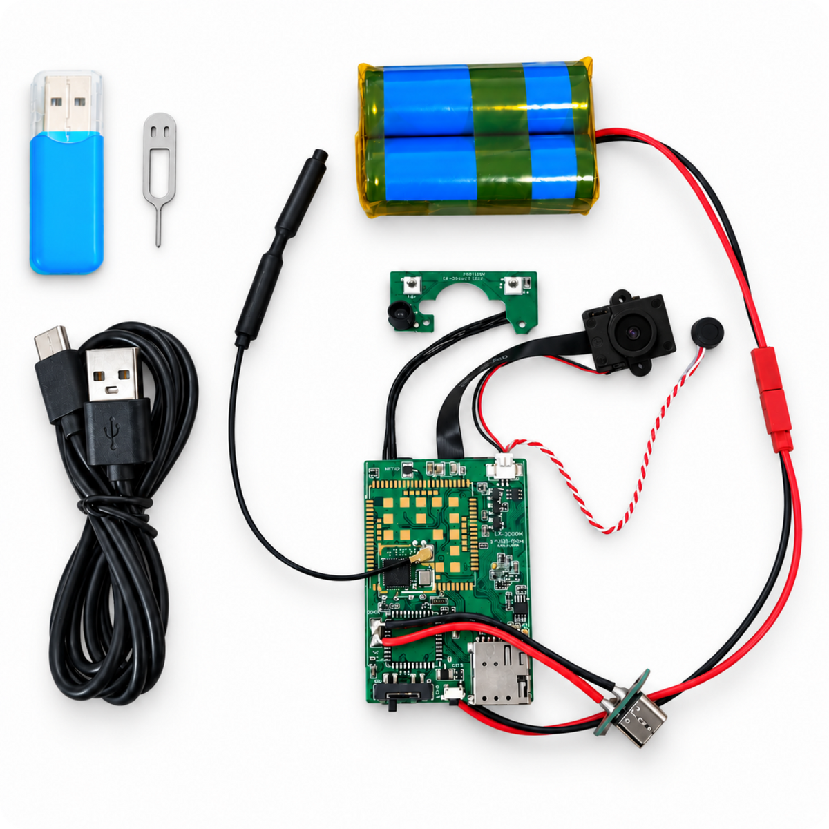 Mini kamera modułowa EL-IP055-D1 2,4 GHz + 5 GHz WiFi Tuya Smart