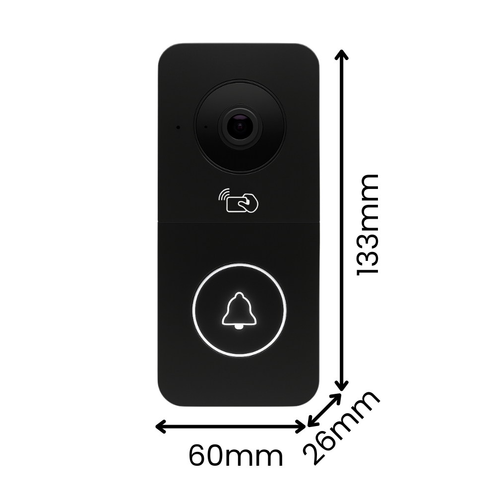 Videozvonek JD-S5-M Tuya Smart černý
