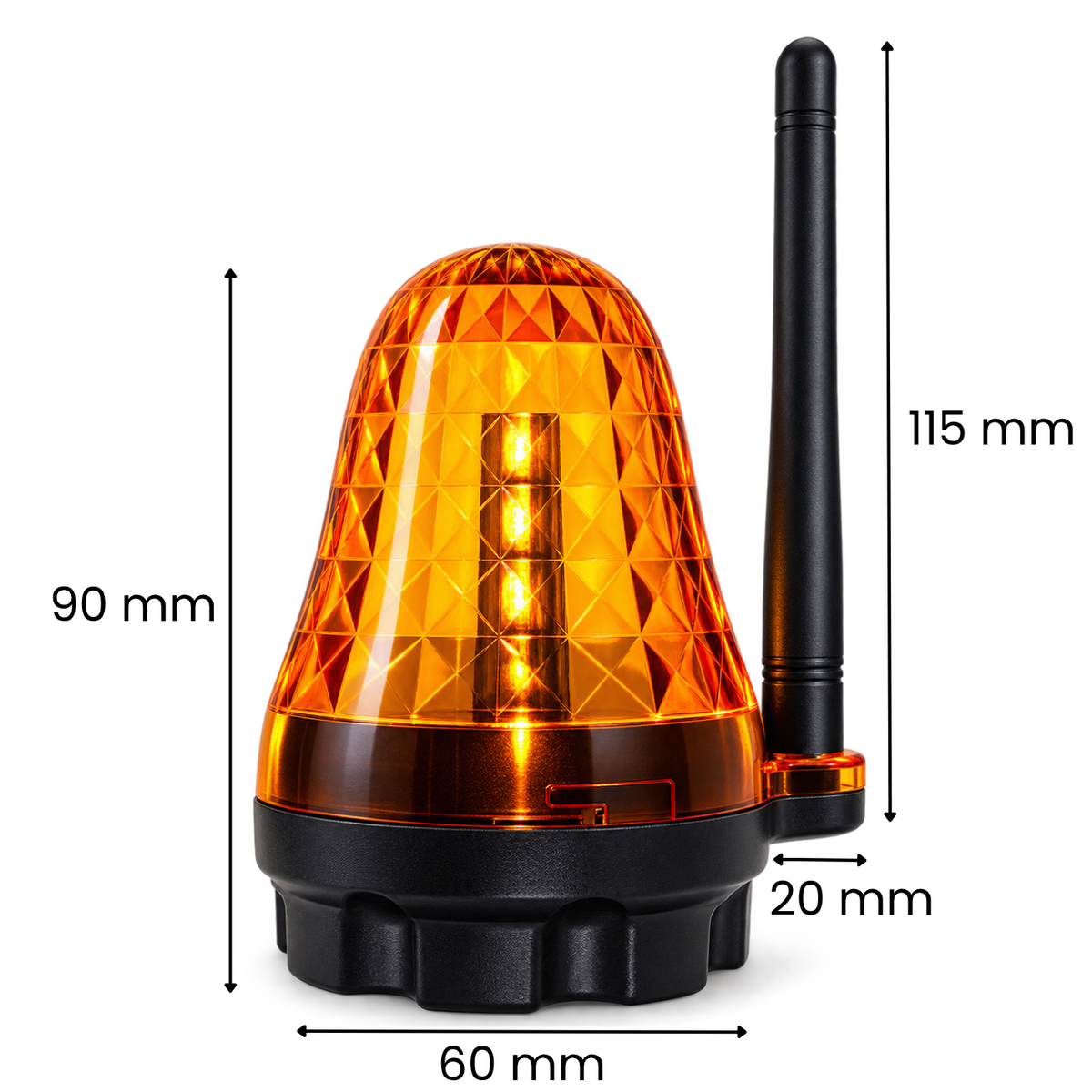 Sada pohonu pro posuvnou bránu PYM-H2207 WiFi 2500KG + výstražná lampa + fotobuňky + 4m ozubená lišta